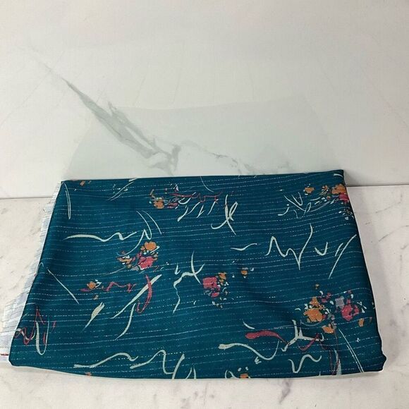 VINTAGE Semi Sheer Printed Fabric - Picture 1 of 4